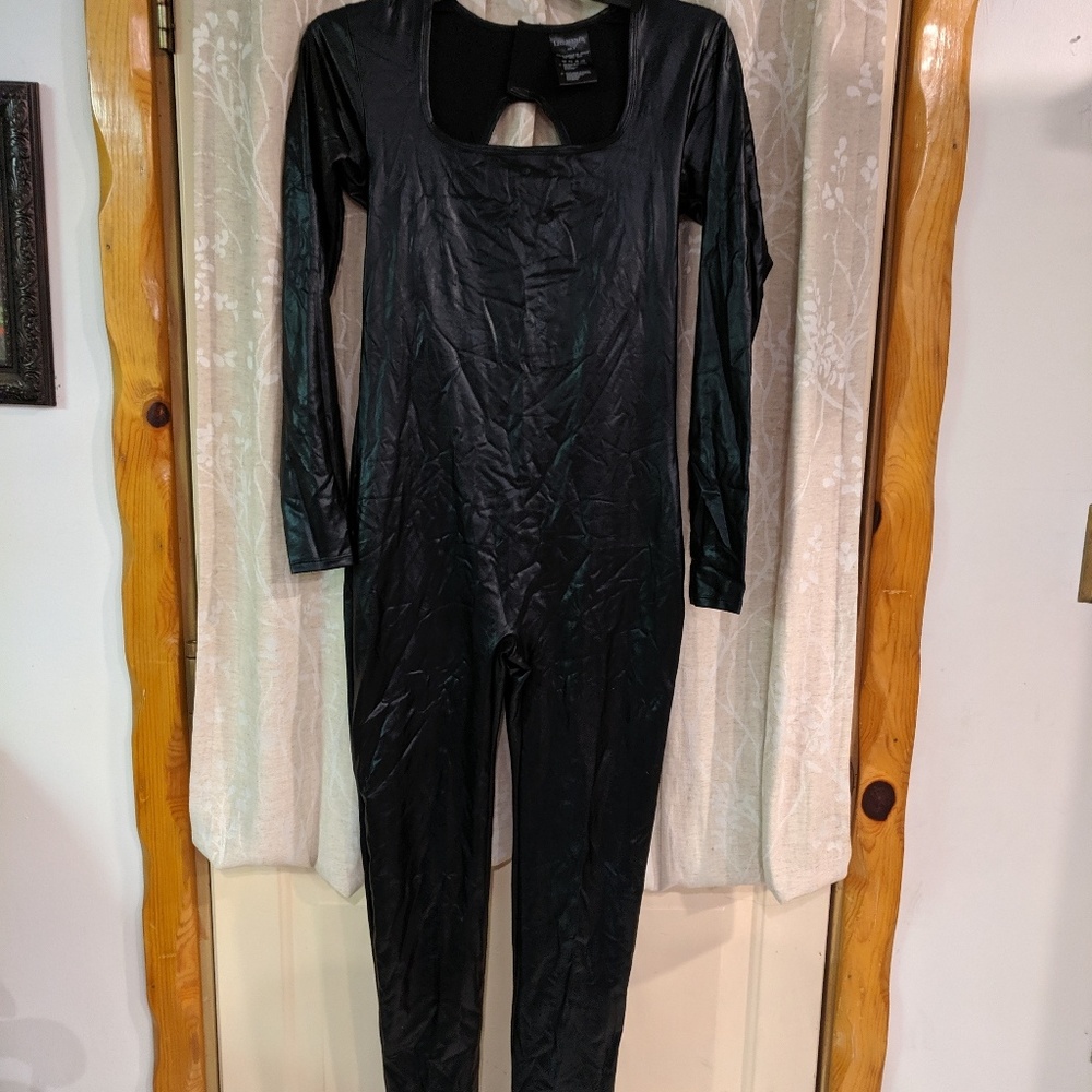 Shiny spandex jumpsuit